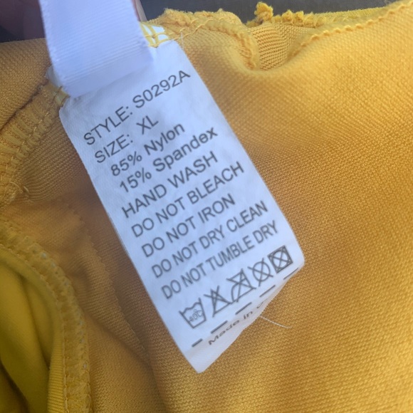 *2/$40* Envya Swimwear Yellow suit - Picture 5 of 5